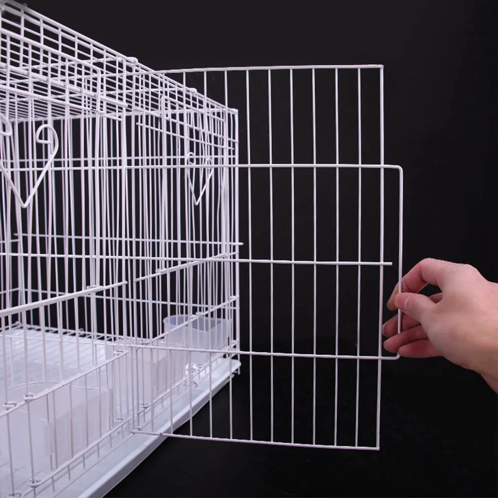 PETCOME Wholesale Wire Big Double Breeding Love Parrot Poultry Pigeon Cage House With Tray