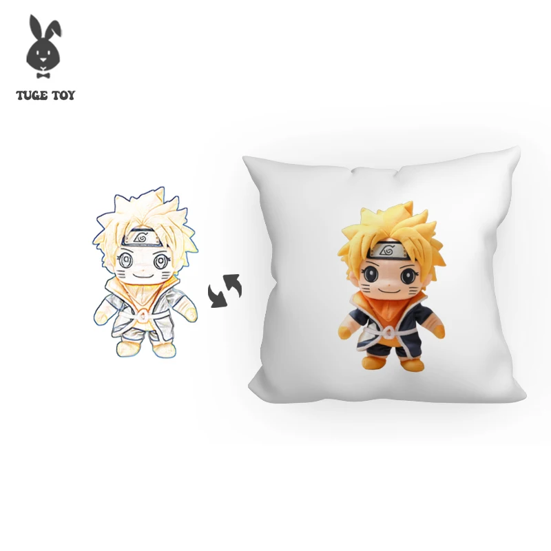 TUGE-Professional custom made 3D face star doll plush toys custom plush doll custom anime plush stuffed doll