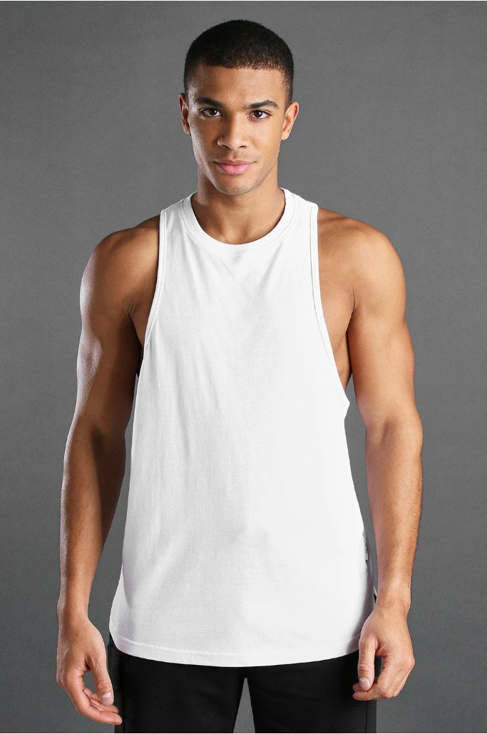 2020 wholesale custom men gym clothes athletic apparel manufacturers stringer vest tops undershirt men singlet mens tanks tops