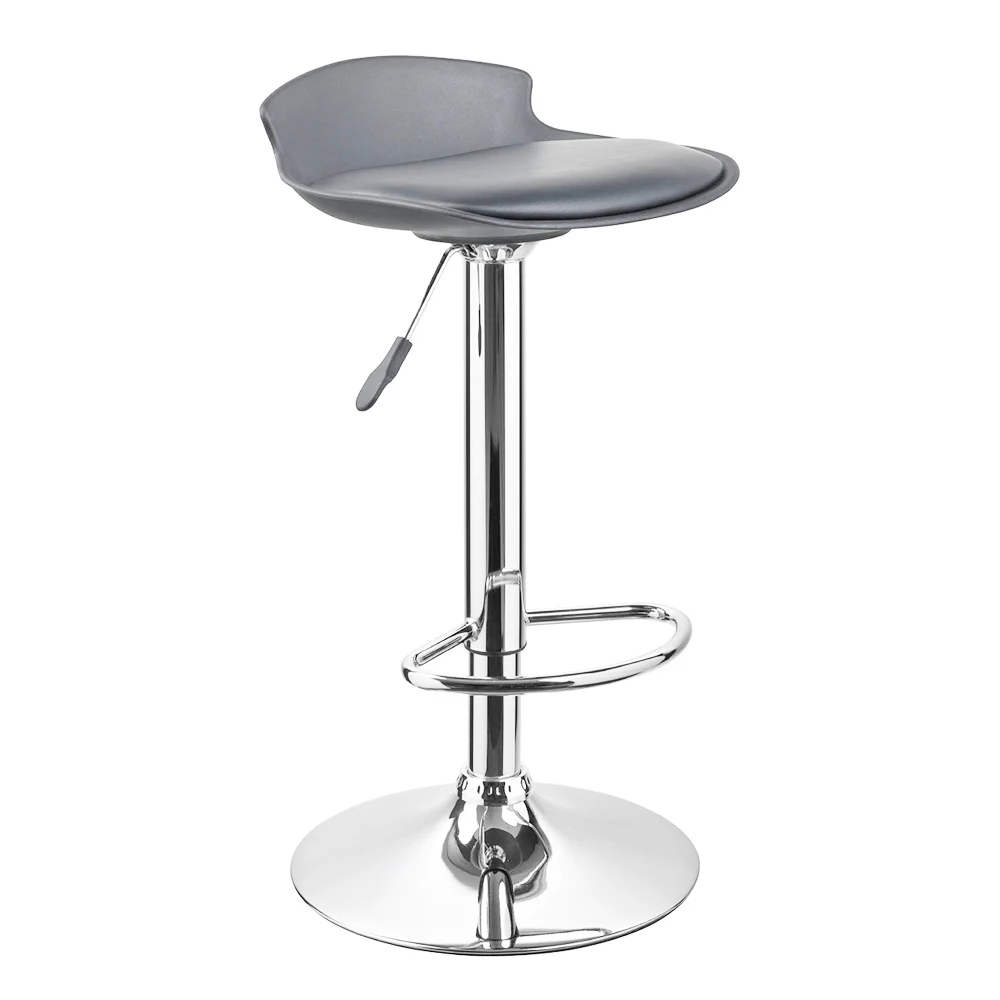 Wholesale Hot Sell Nordic Swivel Tall Leather Material Counter Plastic Bar Chair