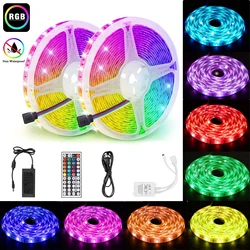 220V 5050 5M Waterproof Wifi Smart RGB LED Strip Light Roll with Mobile Phone Controlled