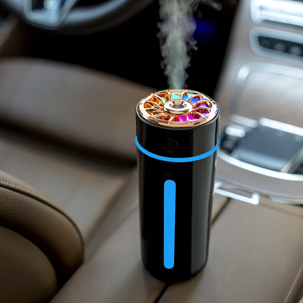 Cool electronics mini portable ultrasonic aromatherapy electric diffuser wireless air humidifier-800man usb rechargeable for car