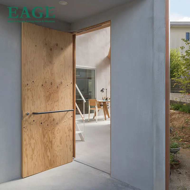 Luxury modern wooden doors solid oak wood for hotel room door Solid wood door