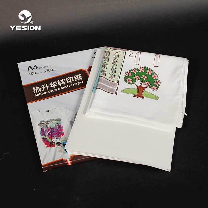 100gsm Sublimation paper for Inkjet printer 100pcs/bag sublimation paper a4 t-shirt transfers with sublimation ink