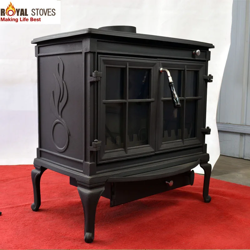 Hot Sale Cast Iron Stove Real Fire Fireplace Firewood Burning Stove Wood Burning Stove