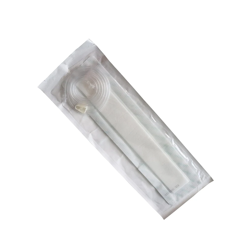 BLUENJOY Medical Supply Npwt Silicone Foam Dressing With Suction Pad Adhesive Silicone Negative Foam Dressing Kits For Wound