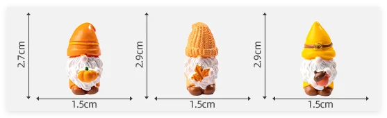 wholesale handpainted popular miniature easter garden decoration custom resin gnome gold figure sculptures 3D toy manufacturers