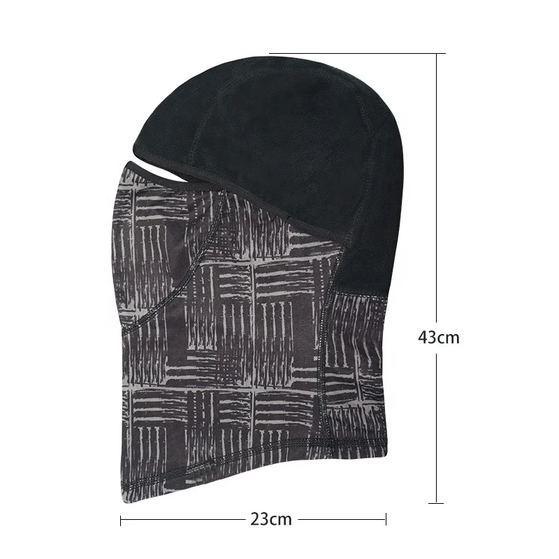 Warm Winter custom Balaclava Ski Mask Fleece Windproof Skimask Full Face Mask Hat Hoodie Sports Cap for Skiing Riding Motorcycle