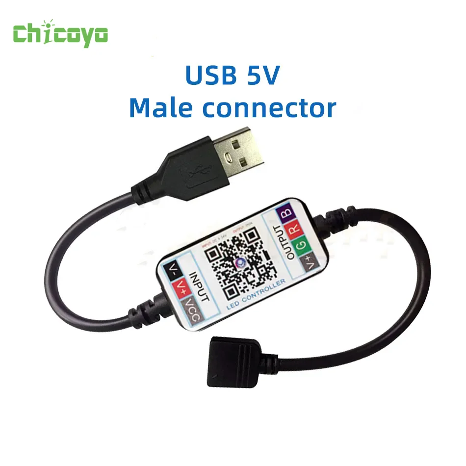 Auto Car 5v 12v Led Brake Stop Light Strobe Flash Flashing Blue tooth DMX music LED Controller