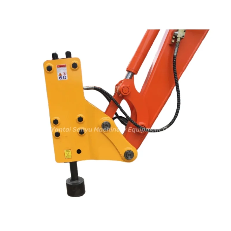 Shandong Yantai hydraulic  Post pile driver hammer for excavator China supplier