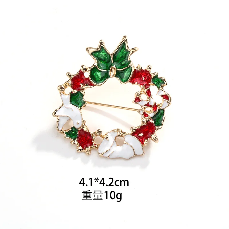 Hot Sale  Heart Shape brooches pins Red rhinestone Christmas brooch pins for wedding centerpieces/Christmas Decor