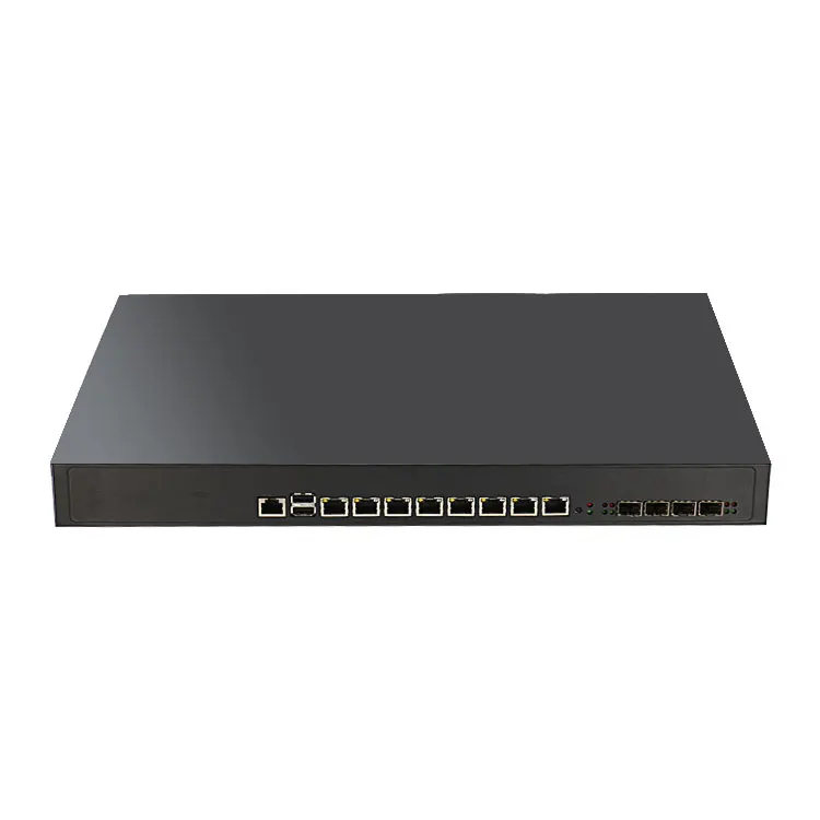 Стандартный Размер 19 дюймов брандмауэр ПК 8 Lan i225V порт Core i3 6100 поддержка OPNsense Mikrotik 1U сетевой прибор