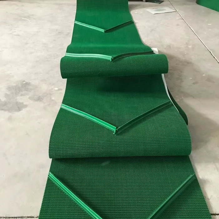 Manufacturers Provide High Quality Flat Transmission Belt Green PVC Conveyor Belt