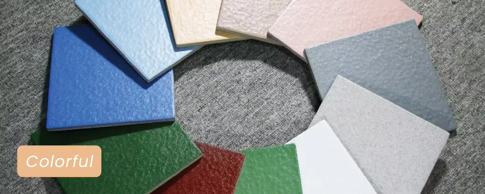 Modern Outdoor Matte Square Brick Tile Anti-Slip Antibacterial  Porcelain  Exterior Flooring tiles