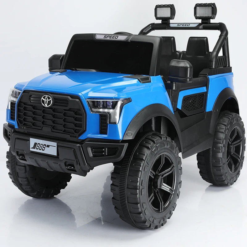 2-seater kids ride-on car truck with parent remote control powerwheel cars kids electric 4X4 off road ride-ons car