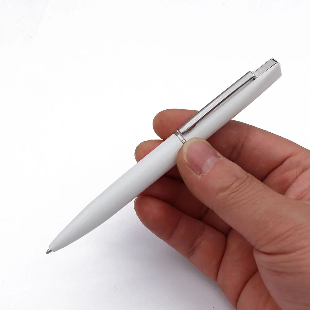 High Quality Retractable metal unique pen with logo custom printed low price lux ball-point pens