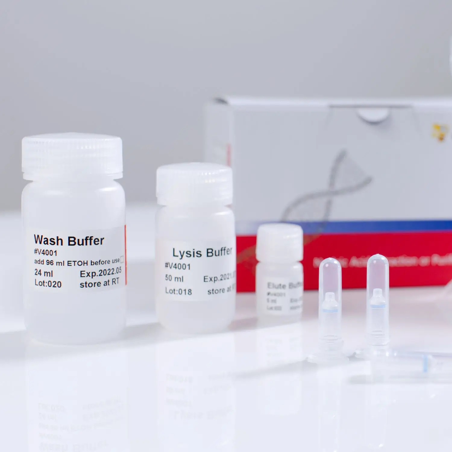 Ватные палочки/слюна вирусная ДНК/комплект для экстракции РНК, V4001, 100 преп