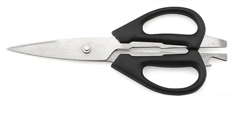 
Stainless Steel Forged Kitchen Knife Set With Magnetic Wood Block - Chef, Bread, Carving, Paring, Utility Knife and Scissors 