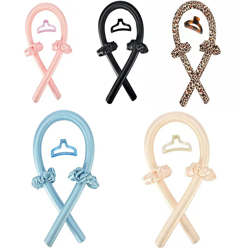 Hot Selling Silk Heatless Curler Ribbon Headband Wave Formers Hair Curlers DIY Hair Styling Tools for Long Medium Hair