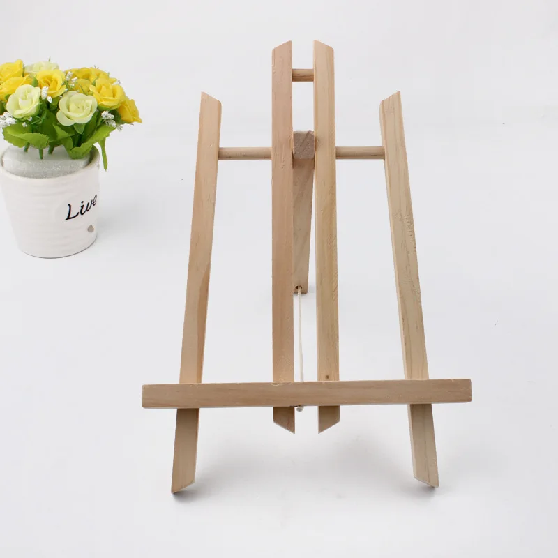 30cm 40cm 50cm Artwork Display Studio Stand Artist Miniature Wooden Easel Photo Oil Painting Display Stand