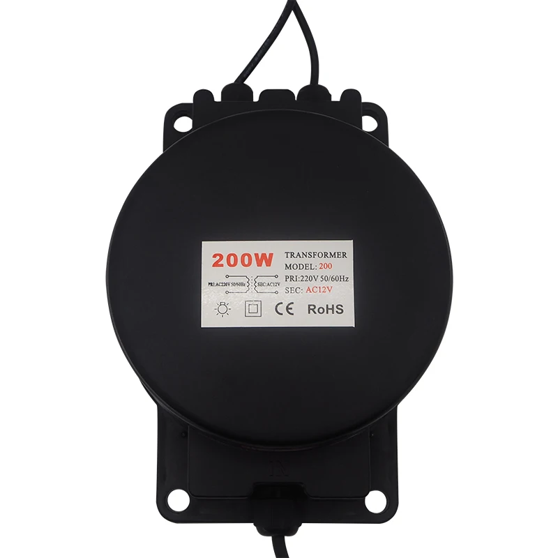 100 Вт/150 Вт/200 Вт/300 Вт адаптер питания Ip68 водонепроницаемый трансформатор для освещения бассейна 12 В