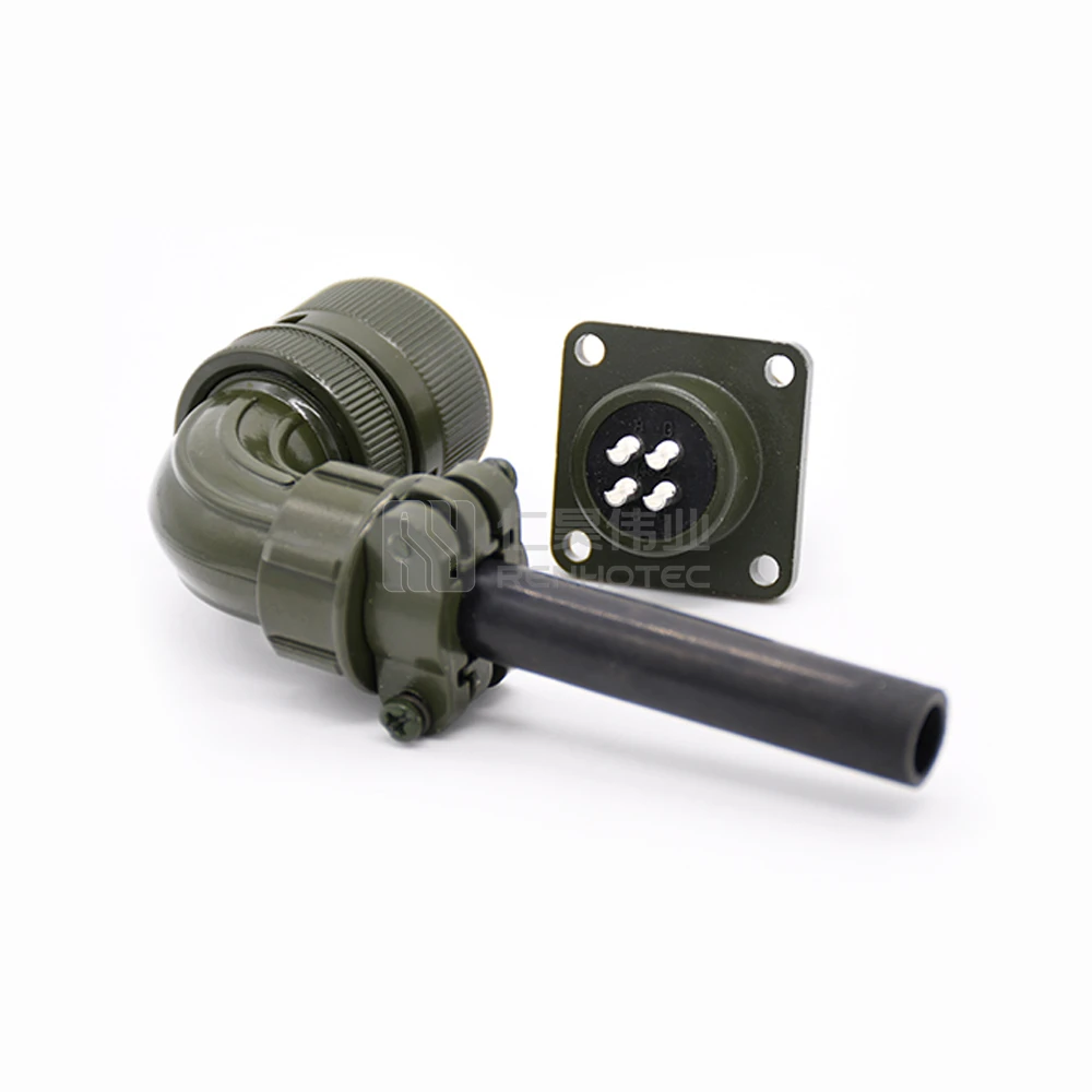 Русский MS5015 MIL Connector Compaible MS3102 14S-2P+MS3108 14S-2S 4-контактный угловой разъем