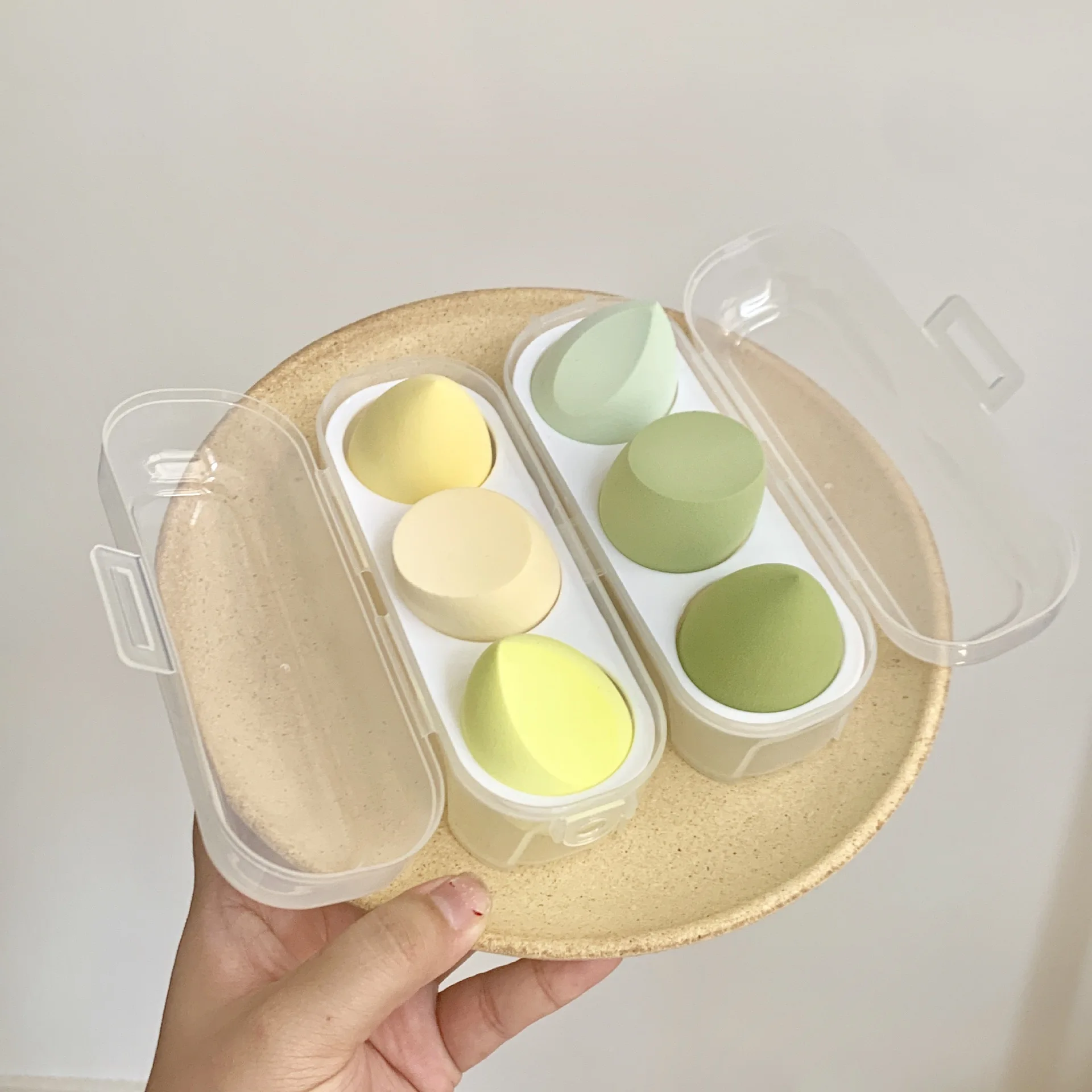 Factory direct selling sponge makeup wholesale popular 3pcs makeup sponge set