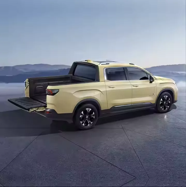 Hot selling 2023 2024 Chinese Geely Radar Rd6 632km cheap Electric Pickup Truck Truck 4 Doors 5 Seats Camper Car in Stock
