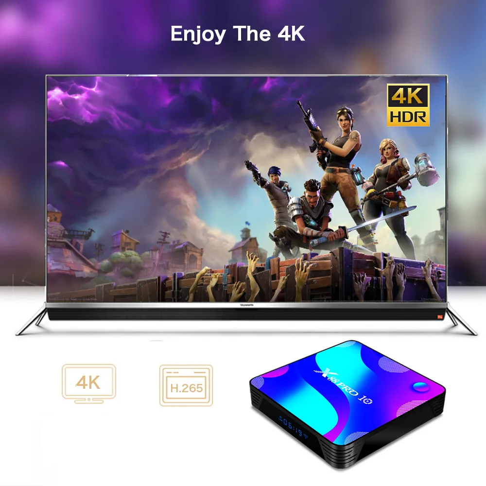 ТВ-приставка X88 pro android 4k 2 ГБ 4 RAM 16 32 64 Гб ROM обновление прошивки x88 smart tv