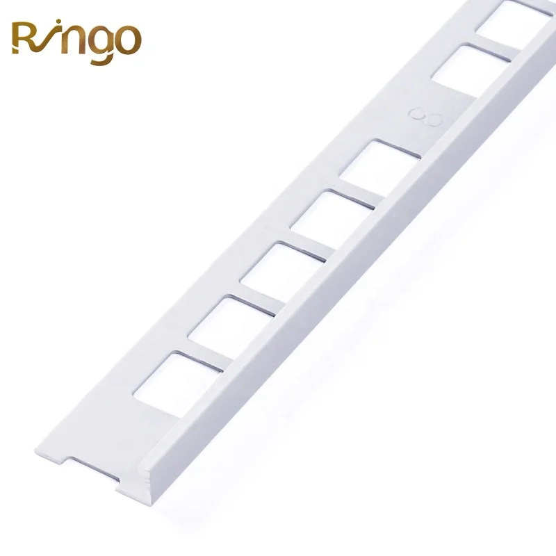 China power merchant Foshan Ringo top seller aluminum L shape chrome tile trim metal decorative strips flooring corner profiles