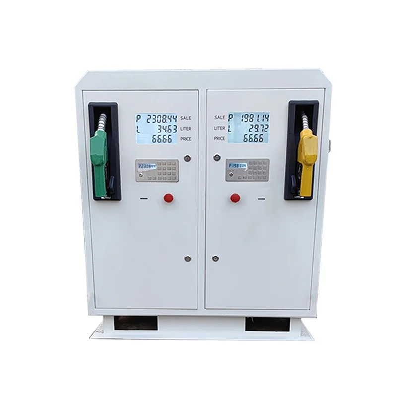 ZHXF 1000L 2 Hose Personal Commercial Gas Station Portable Mini Gas Station