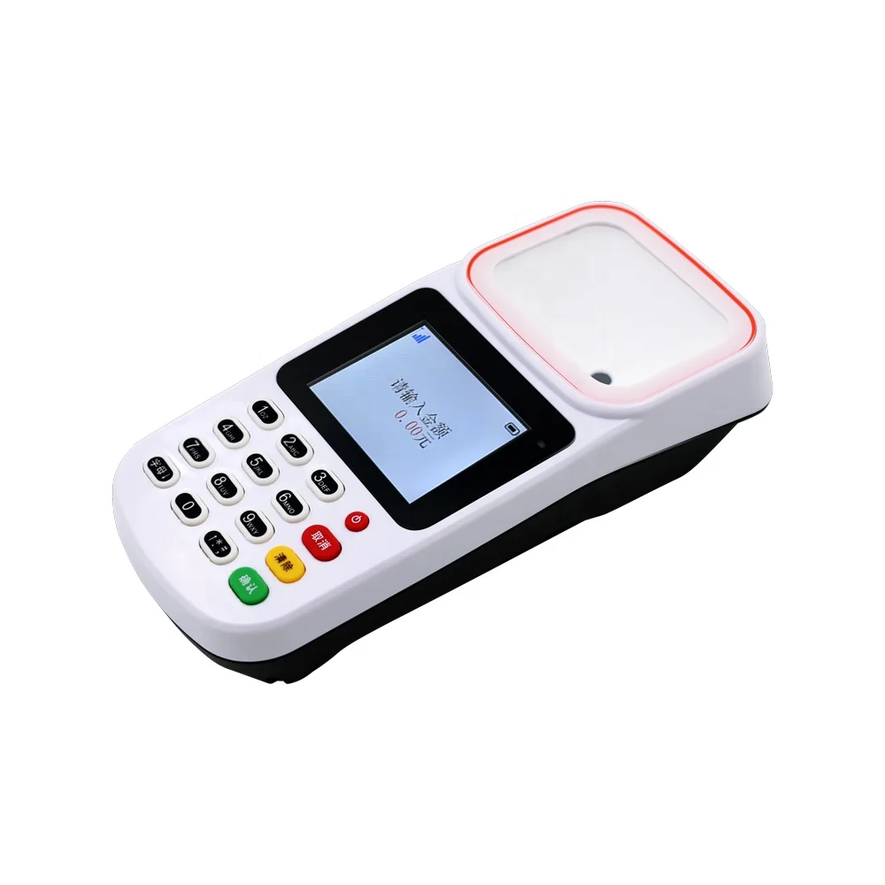 mini RTOS POS machine QR payment POS terminal with keypad barcode scanning POS for mobile payment
