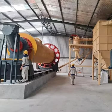 Quartz slab production line mini ball mill crusher Horizontal ball mills