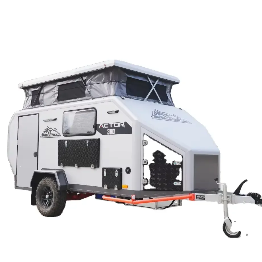 Hot selling Camp Trailer Mini Teardrop Mini Caravan Travel Camper Camping Trailers