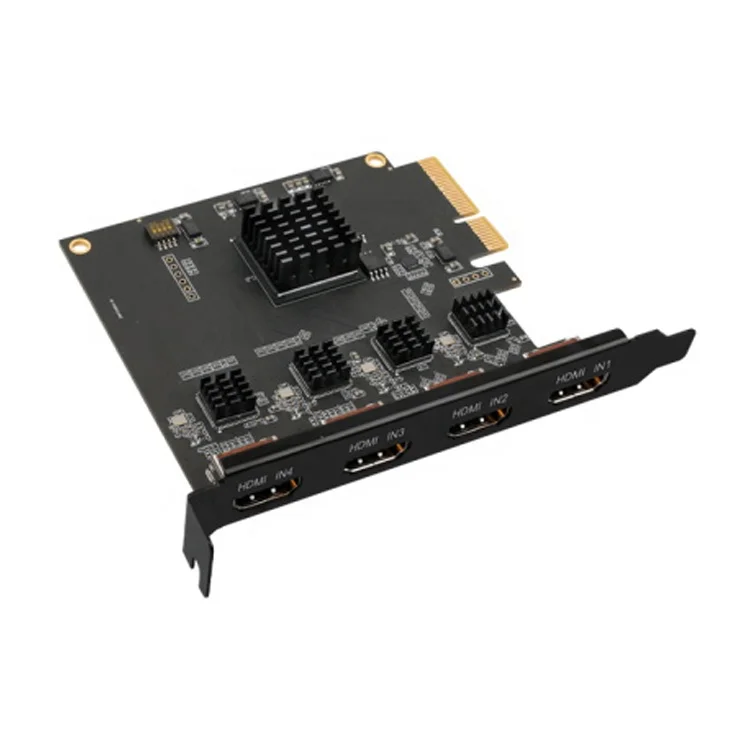  Purplelec AC-4HDMI ПК 4CH YUY2 цветового пространства PCIE встроенный HDMI Карта видеозахвата 60fps для игры в прямом