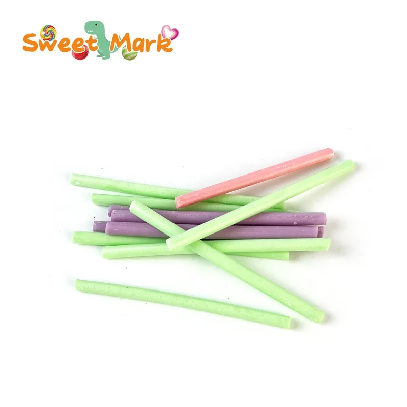 Halal assorted fruit flavor sour sweet cc stick in bag pack