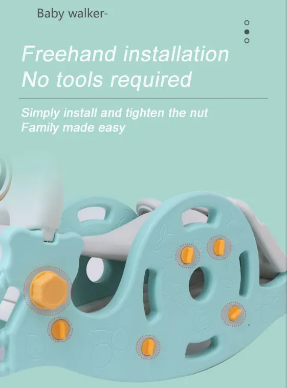 House Children Playground Equipment Plastic Outdoor Kids Playground Slide