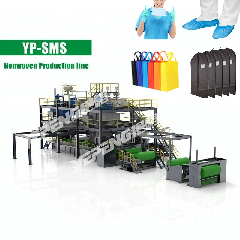 Yanpeng SMS spunmelt nonwoven production line nonwoven machine for baby diaper and mask biodegradable nonwoven