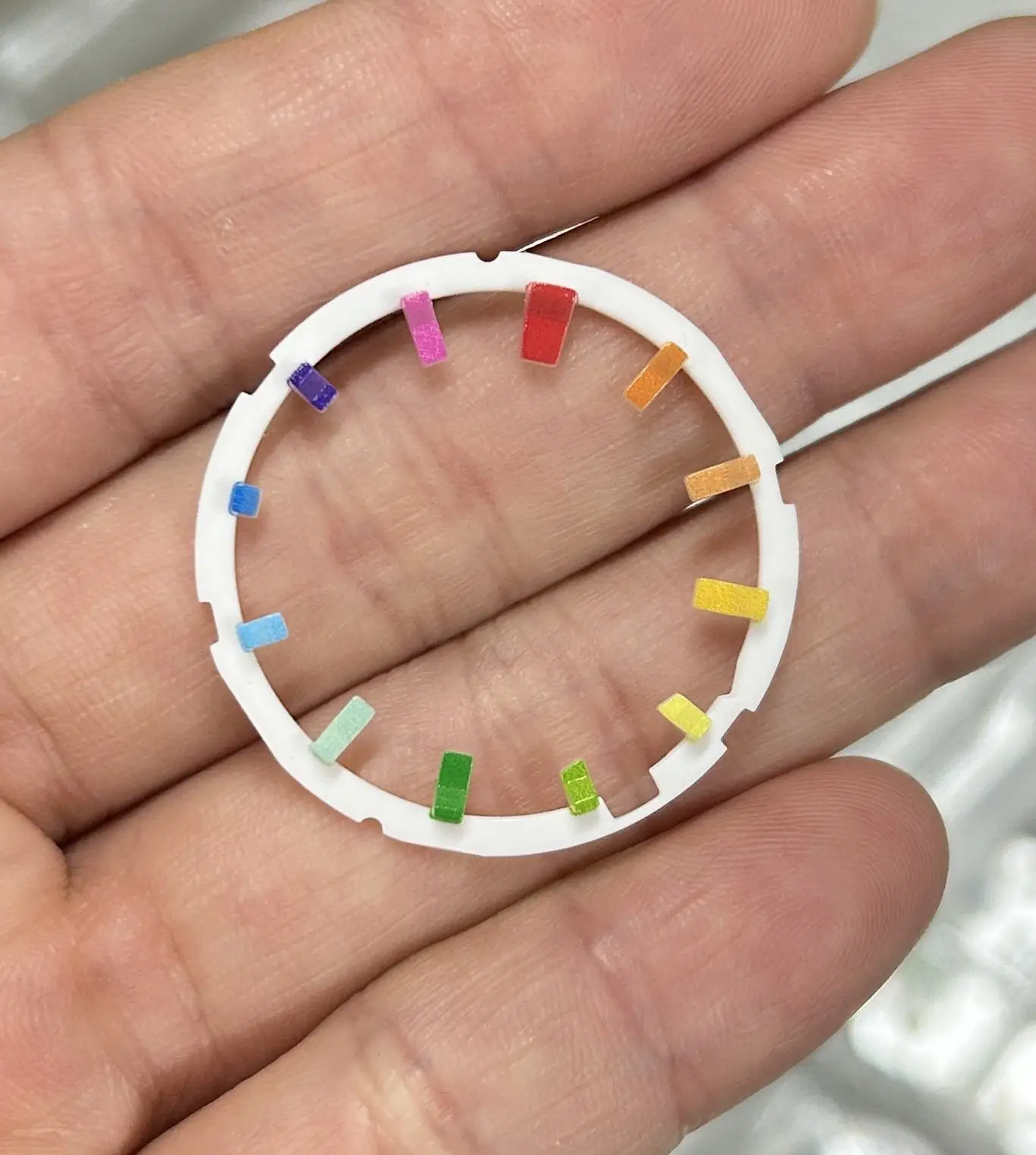 popular  GMAS2100  Dial Ring Index Watch mod it  luminous DIY GMAS2100  for woman