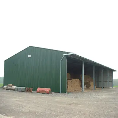 Customized Steel Structure Farm Shed Prefab Metal Building Prefabricated Pole Barn Kits
