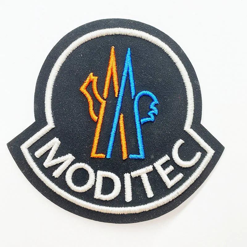 3D Custom Animal Letter Patch Badge Iron-On Embroidery Garment Labels Printed Technique for Clothing Bags Hats