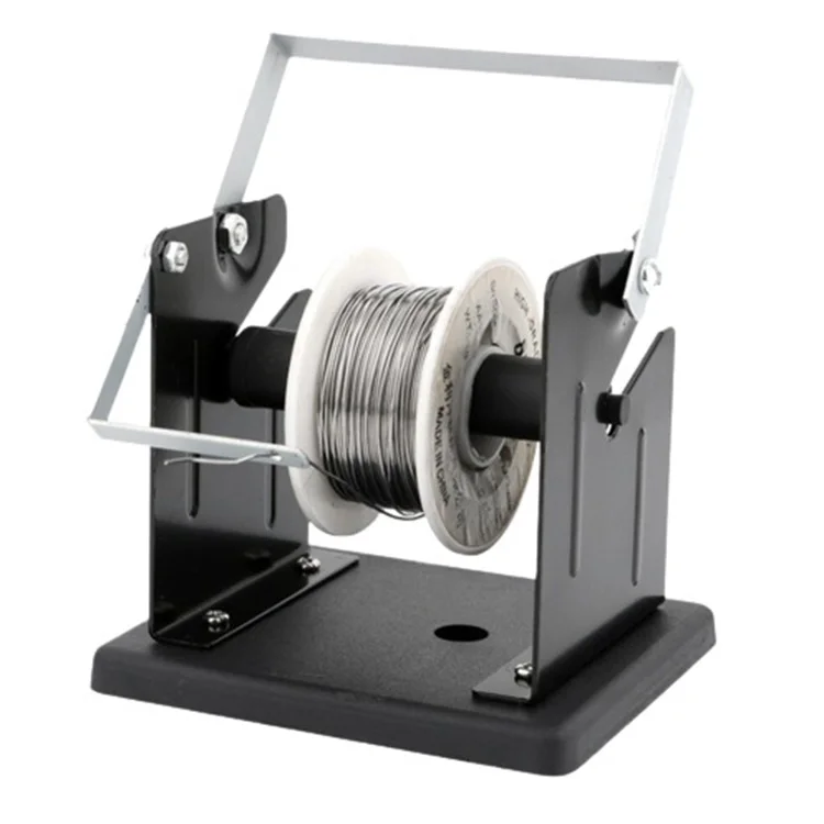 JH-Mech Soldering Welding Wire Adjustable Roll Holder Easy Assembly And Disassembly Metal Wire Spool Holder