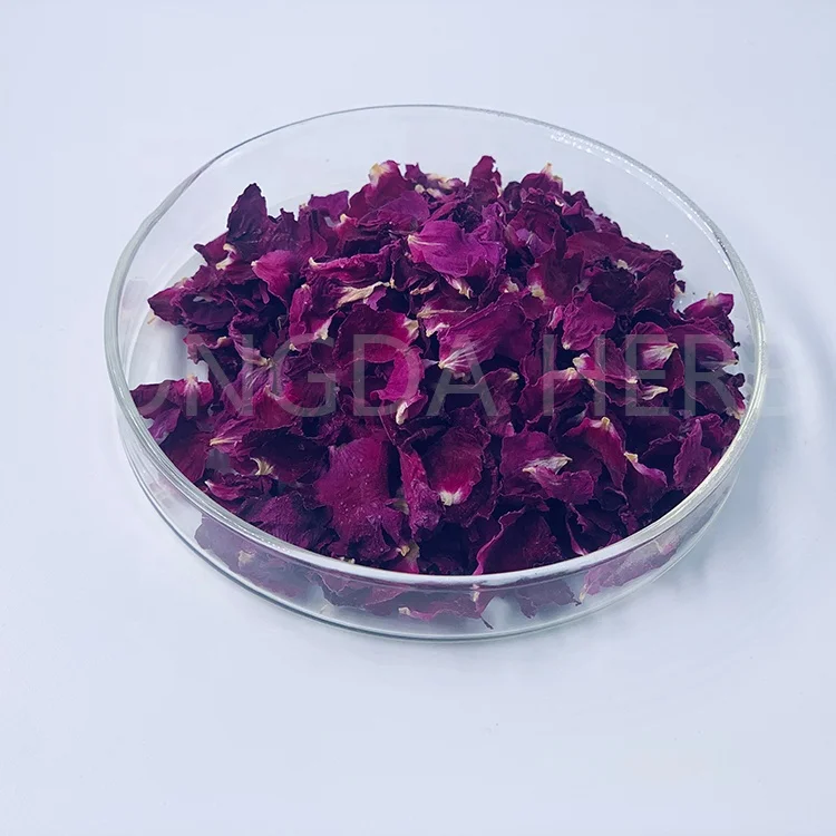 HONGDA Wholesale Edible Damascus Rose Natural Dried Rose Flowers Petals for Tea