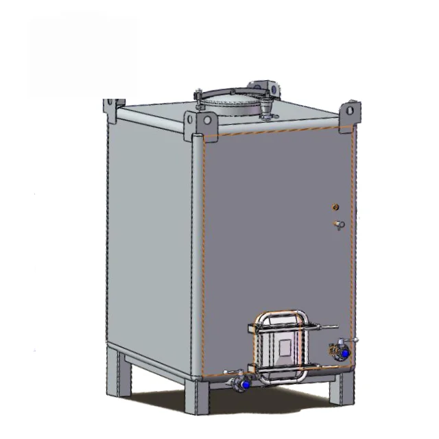 hot sale Stainless steel IBC wine storage transport tank