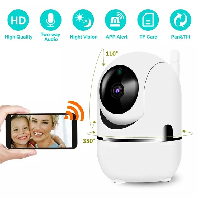  OEM 1080P YCC356 плюс автоматический отслеживающий монитор младенца WiFi CCTV Беспроводная IP камера