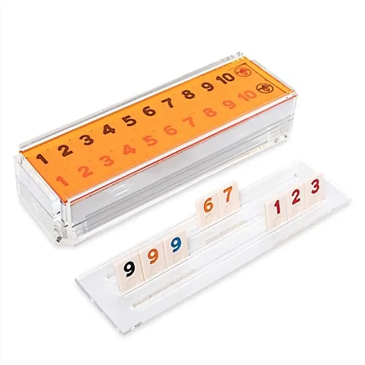Акриловый чехол оригинальный синий Rummy Game 106 плитки маджонг цифровая Турецкая игра Lucite для вечеринки