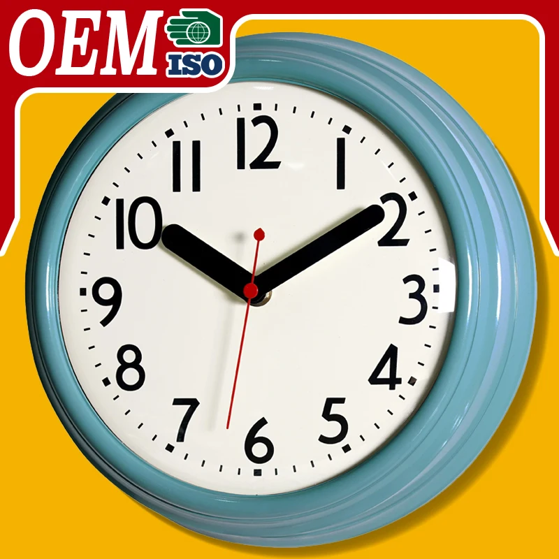 ODM/OEM Creative  home decoration room mute Room  Wall Clock children cheap plastic custom clock