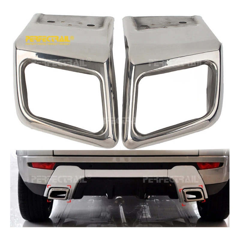 LR027872 LH LR027871 RH Rear Bumper Exhaust Tube Trim Exhaust Tip For Land Rover Range Rover Evoque 2011-2019