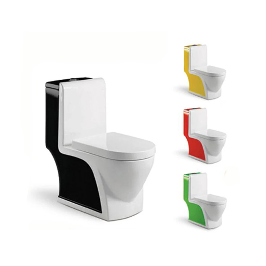 Angel Shield  factory direct  Ceramic one piece colored toilet use in bathroom wc