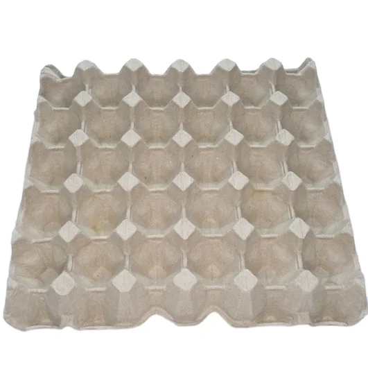 Biodegradable egg carton empty 30 cells tray box packaging for chicken egg